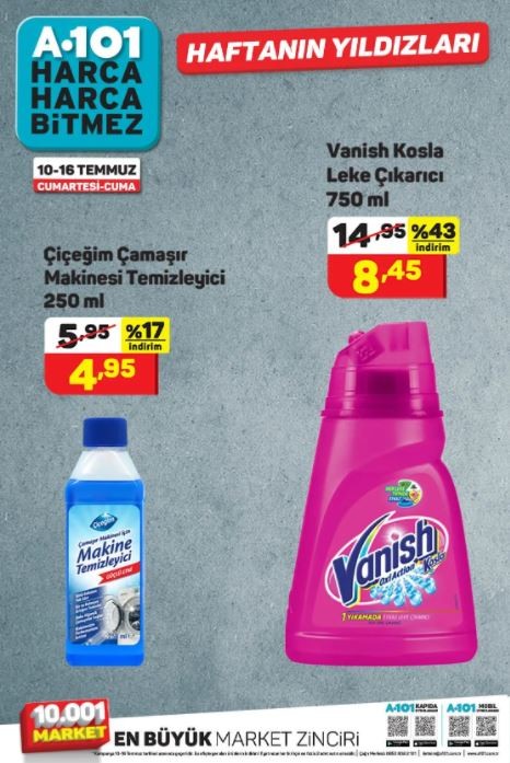 A101 16 Temmuz kataloğu yayınlandı! A101 16 Temmuz kataloğunda neler var? Bu hafta A101 kataloğunda neler var?